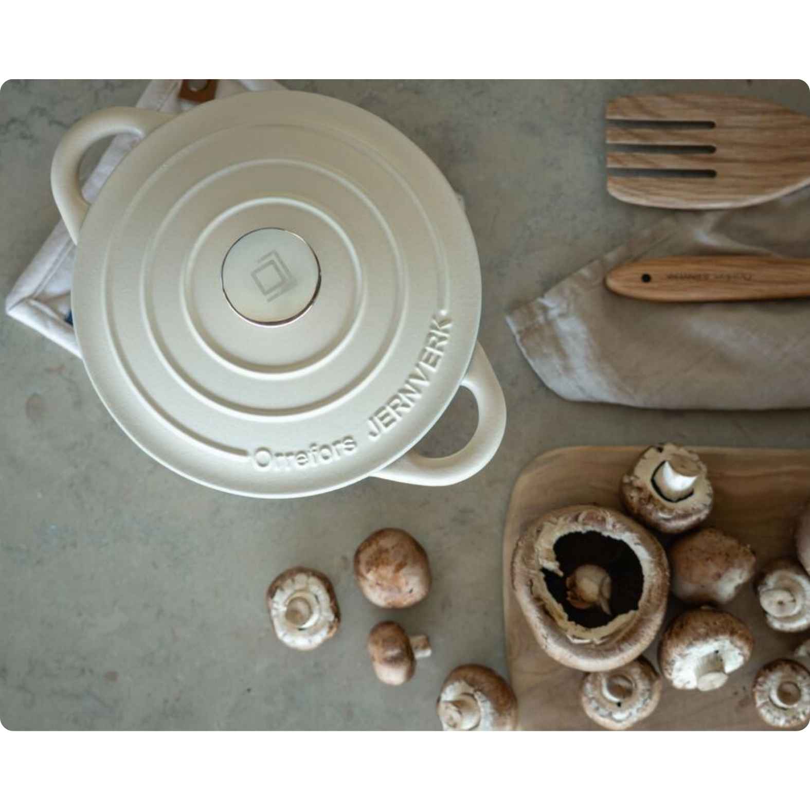 Orrefors Jernverk støbejernsgryde 5L